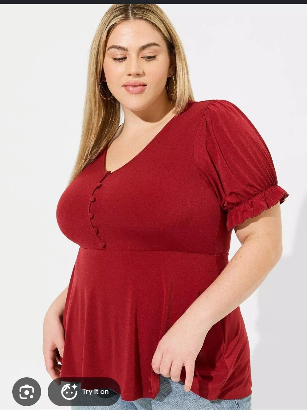 NWOT TORRID 1X BLOUSE